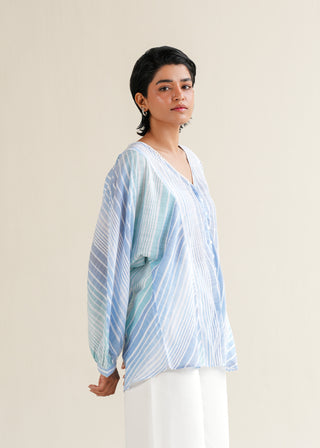 Striped Multi-colored Blouse