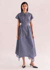 Handkerchief Dress with Pleats- WS26-253