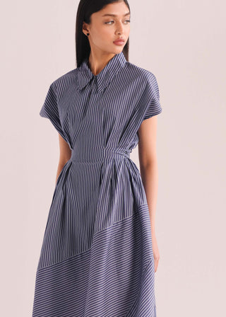 Handkerchief Dress with Pleats- WS26-253