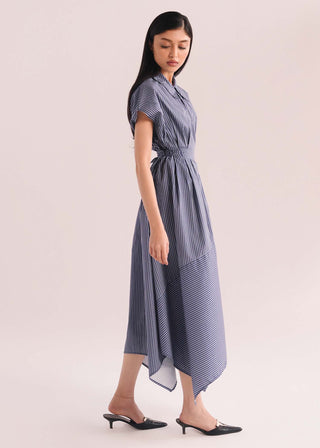 Handkerchief Dress with Pleats- WS26-253