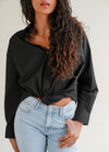 Shirt with Knot Detail- WS25-151