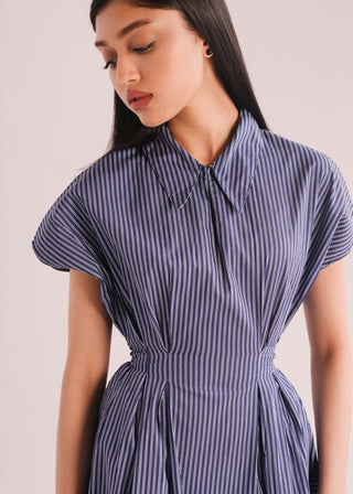 Handkerchief Dress with Pleats- WS26-253