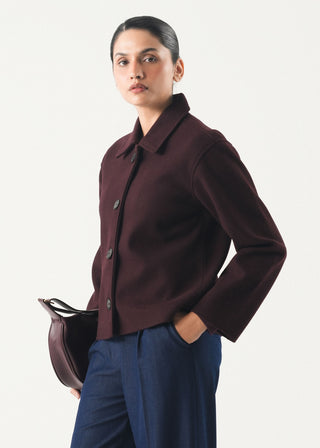 Button Down Short Coat - WS26-455