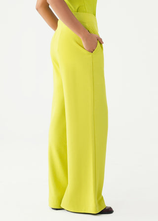 Wide Leg Knit Trouser- WS26-378