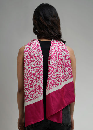 Digital Print square scarf- WS26-315