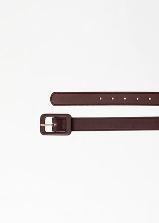 Rectangular, Coated Buckle Belt- WS26-301