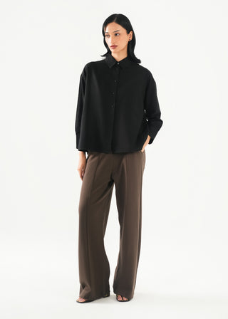 Linen Blend Button Down Shirt - WS26-284