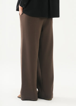 Wide Leg Knitted Trousers - WS26-298