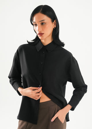 Linen Blend Button Down Shirt - WS26-284