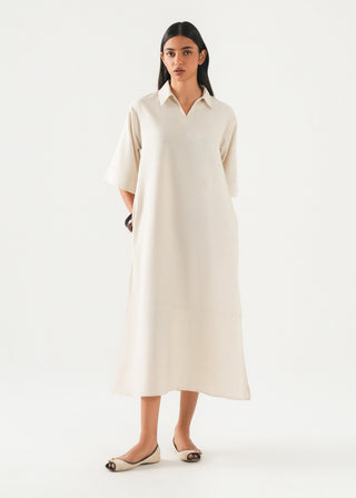 Boxy Dress with Collar - WS26-292