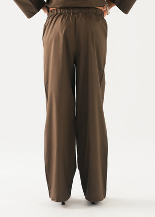 Relaxed Fit Cotton Trousers - WS26-293