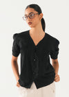 V-Neck Button Down- WS26-280