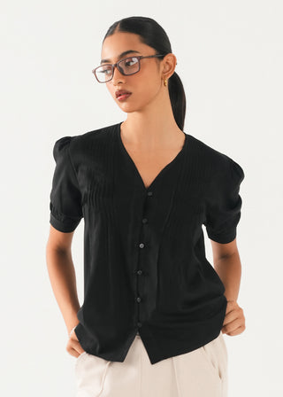 V-Neck Button Down- WS26-280