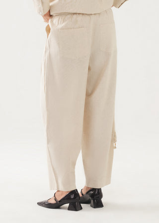 Linen Blend Balloon Pants - WS26-296