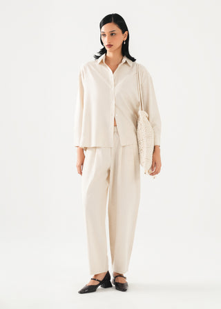 Linen Blend Balloon Pants - WS26-296