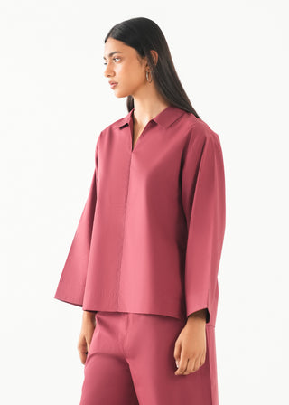V-Collar Top- WS26-283