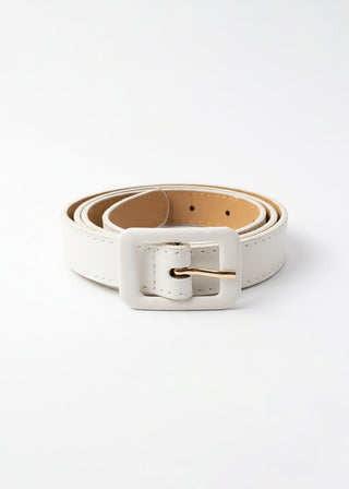 Rectangular, Coated Buckle Belt- WS26-303