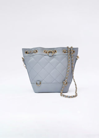 Bucket Mini Bag with Gold Metallic Draw String- GS ROENARI-KB-R25SS08291