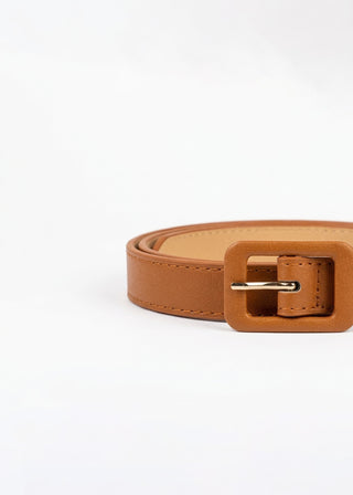 Rectangular, Coated Buckle Belt- WS26-302