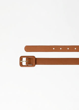 Rectangular, Coated Buckle Belt- WS26-302
