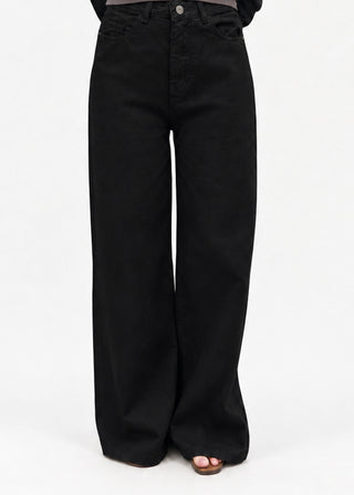Wide Leg Twill Jeans - WS26-511