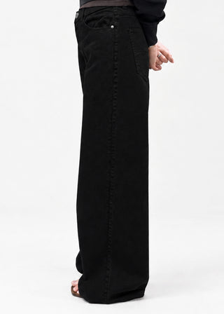 Wide Leg Twill Jeans - WS26-511