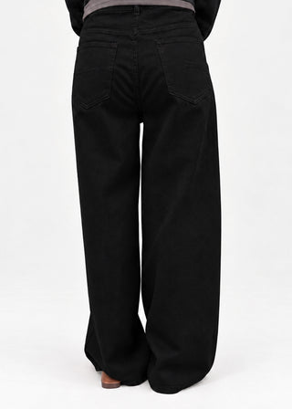 Wide Leg Twill Jeans - WS26-511