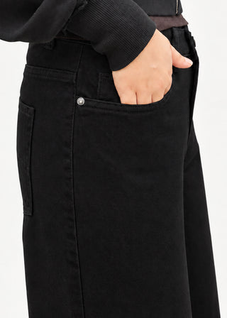 Wide Leg Twill Jeans - WS26-511