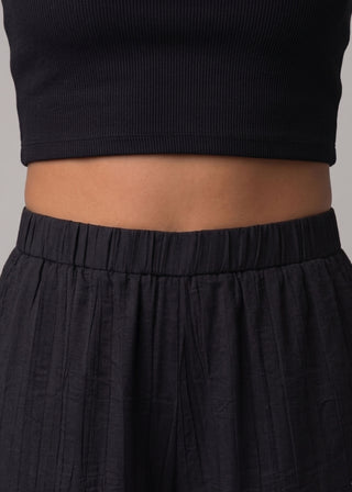Wide Leg Crinkle Trouser- WS26-63