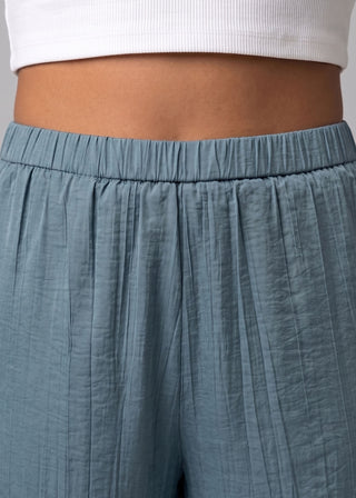 Wide Leg Crinkle Trouser- WS26-62