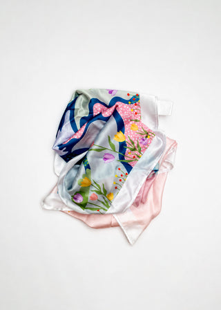 Digital Print Square Scarf- WS26-606