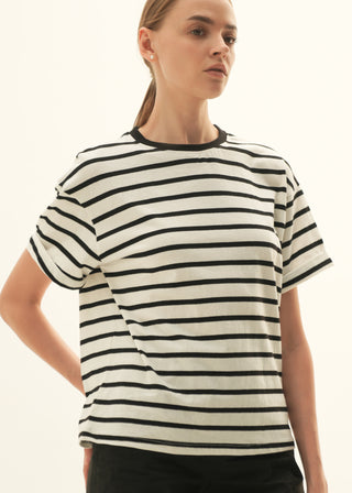 Striped Cotton T-shirt