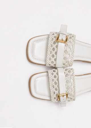 Weave Flat with Buckle- GS ROENARI-RSHOES-3