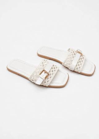 Weave Flat with Buckle- GS ROENARI-RSHOES-3